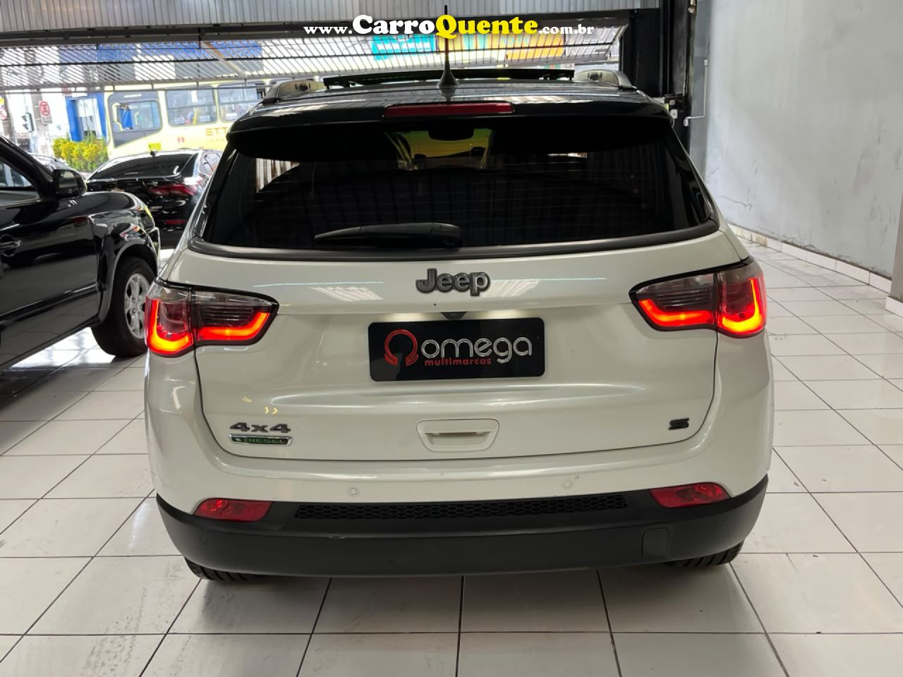 JEEP   COMPASS S 2.0 4X4 TB 16V DIESEL AUT.   BRANCO 2020 2.0 DIESEL - Loja