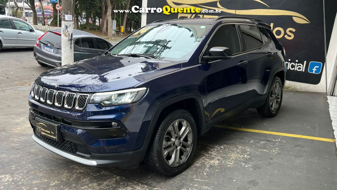 JEEP   COMPASS LONG. T270 1.3 TB 4X2 FLEX AUT.   AZUL 2024 1.3 FLEX - Loja