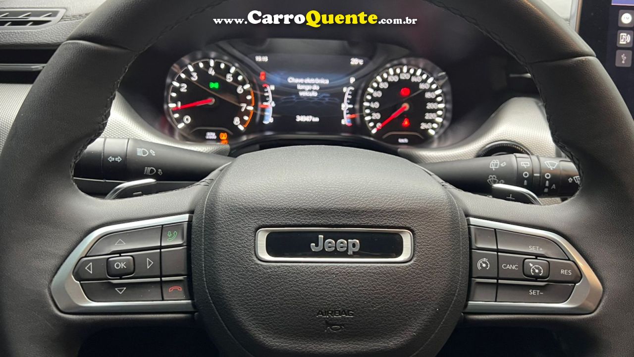 JEEP   COMPASS LONG. T270 1.3 TB 4X2 FLEX AUT.   AZUL 2024 1.3 FLEX - Loja