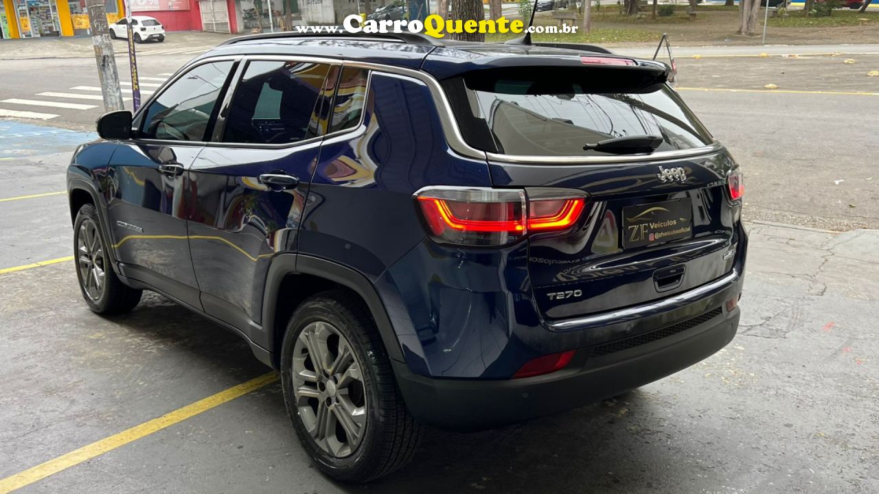 JEEP   COMPASS LONG. T270 1.3 TB 4X2 FLEX AUT.   AZUL 2024 1.3 FLEX - Loja