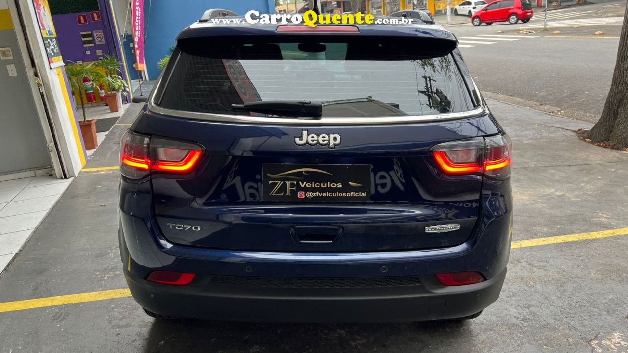 JEEP   COMPASS LONG. T270 1.3 TB 4X2 FLEX AUT.   AZUL 2024 1.3 FLEX - Loja