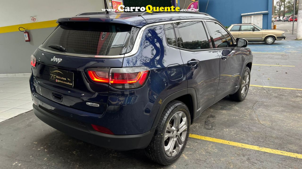 JEEP   COMPASS LONG. T270 1.3 TB 4X2 FLEX AUT.   AZUL 2024 1.3 FLEX - Loja