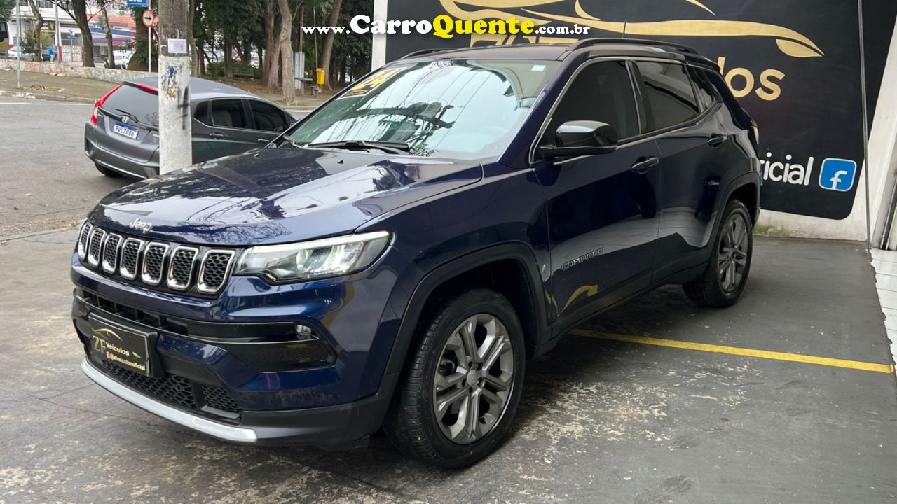 JEEP   COMPASS LONG. T270 1.3 TB 4X2 FLEX AUT.   AZUL 2024 1.3 FLEX - Loja