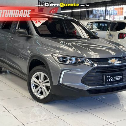 CHEVROLET   TRACKER 1.0 TURBO 12V FLEX AUT.    CINZA 2021 1.0 FLEX