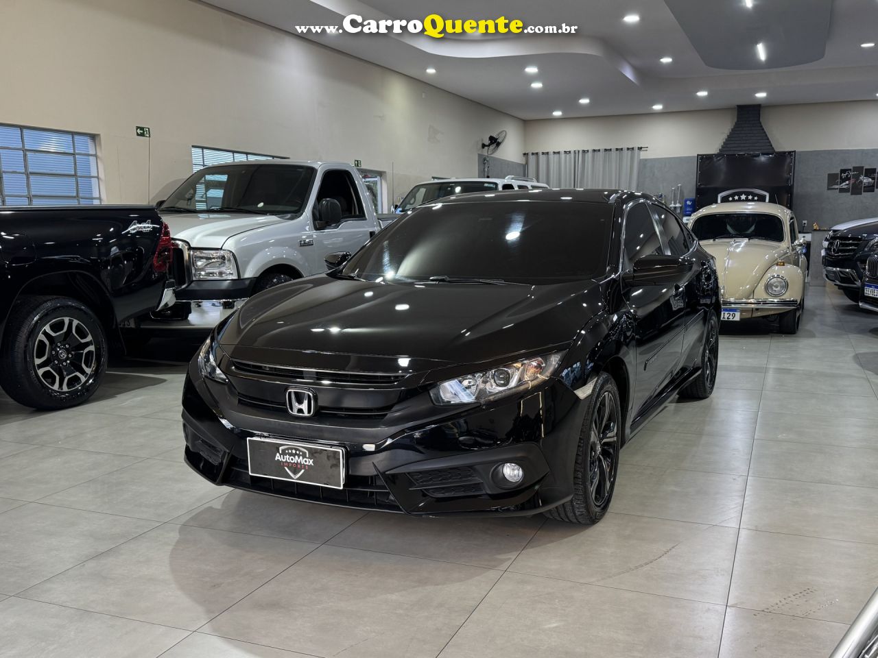 HONDA   CIVIC SEDAN SPORT 2.0 FLEX 16V AUT.4P   PRETO 2017 2.0 FLEX - Loja