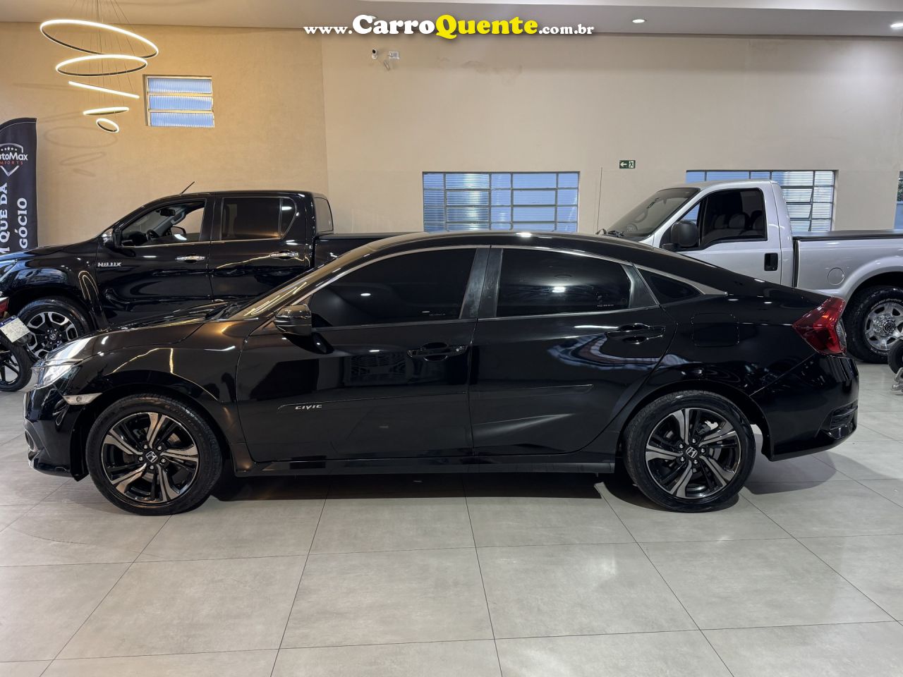 HONDA   CIVIC SEDAN SPORT 2.0 FLEX 16V AUT.4P   PRETO 2017 2.0 FLEX - Loja
