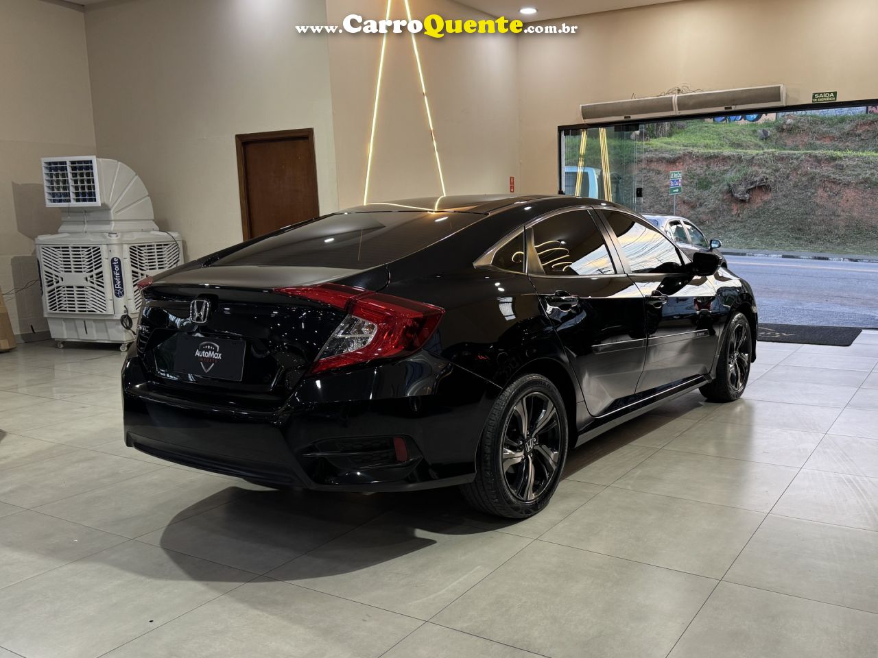 HONDA   CIVIC SEDAN SPORT 2.0 FLEX 16V AUT.4P   PRETO 2017 2.0 FLEX - Loja