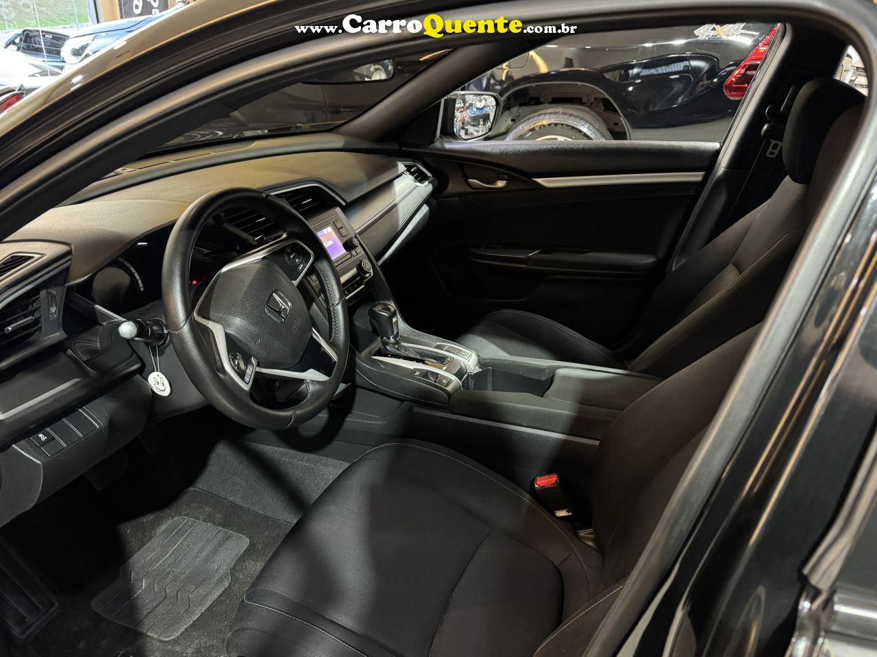 HONDA   CIVIC SEDAN SPORT 2.0 FLEX 16V AUT.4P   PRETO 2017 2.0 FLEX - Loja