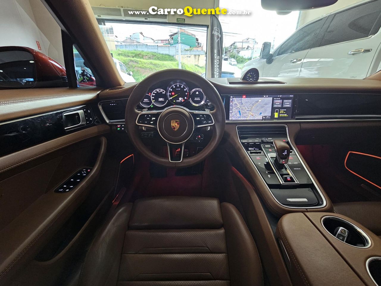 PORSCHE   PANAMERA 4 E-HYBRID 2.9 462CV   LARANJA 2020 2.9 GASOLINA - Loja