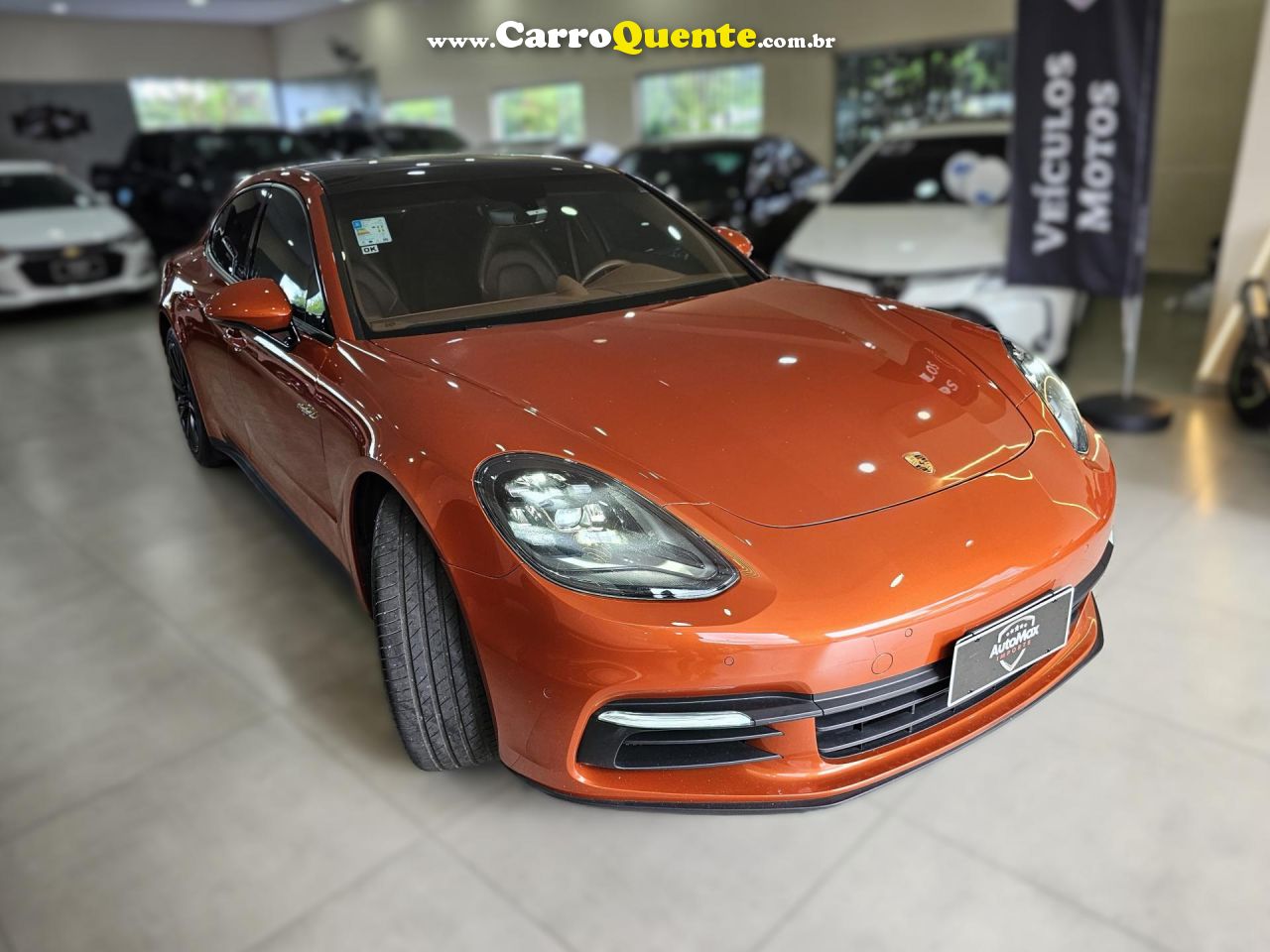 PORSCHE   PANAMERA 4 E-HYBRID 2.9 462CV   LARANJA 2020 2.9 GASOLINA - Loja