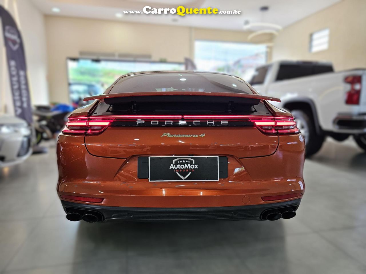 PORSCHE   PANAMERA 4 E-HYBRID 2.9 462CV   LARANJA 2020 2.9 GASOLINA - Loja