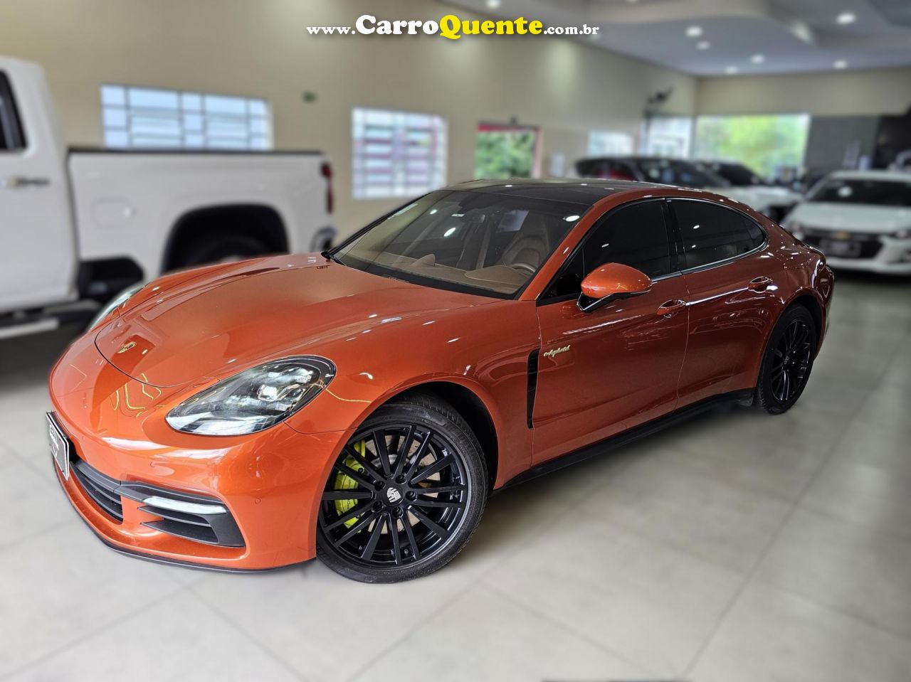 PORSCHE   PANAMERA 4 E-HYBRID 2.9 462CV   LARANJA 2020 2.9 GASOLINA - Loja