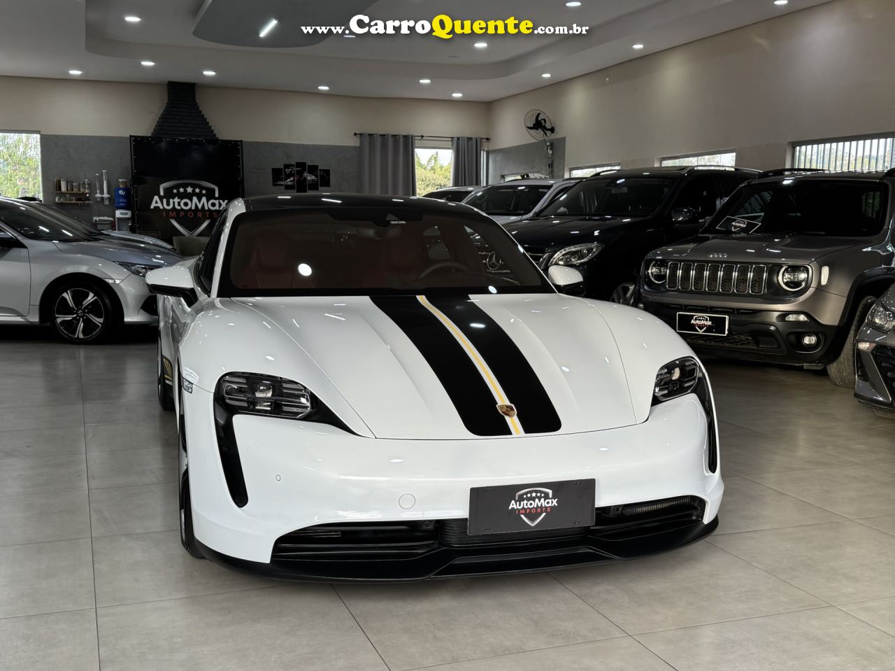 PORSCHE   TAYCAN 4S (ELÉTRICO)   BRANCO 2021 4S ELÉTRICO - Loja