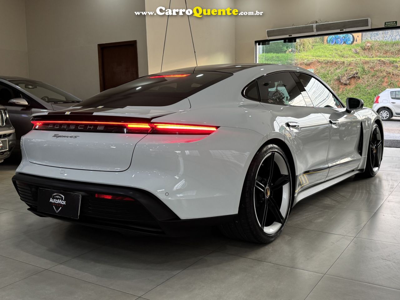 PORSCHE   TAYCAN 4S (ELÉTRICO)   BRANCO 2021 4S ELÉTRICO - Loja