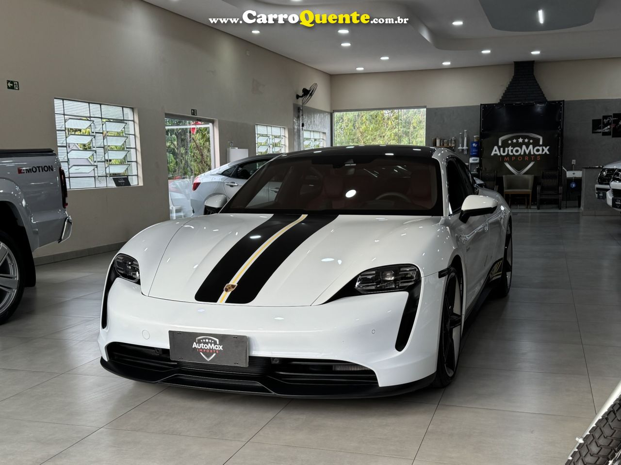 PORSCHE   TAYCAN 4S (ELÉTRICO)   BRANCO 2021 4S ELÉTRICO - Loja