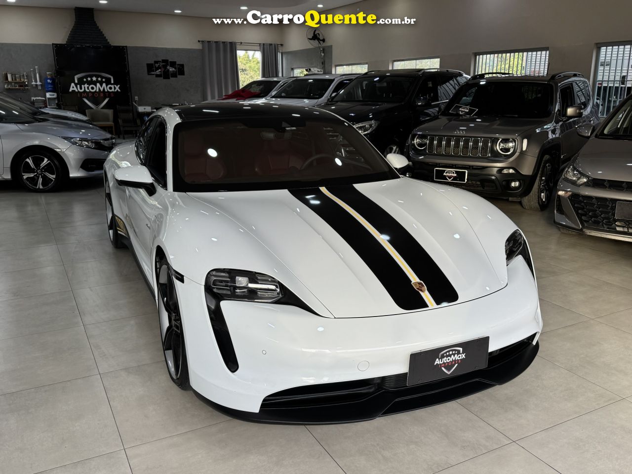 PORSCHE   TAYCAN 4S (ELÉTRICO)   BRANCO 2021 4S ELÉTRICO - Loja