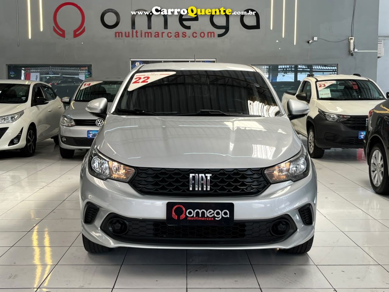 FIAT   ARGO 1.0 6V FLEX.   PRATA 2022 1.0 GASOLINA - Loja