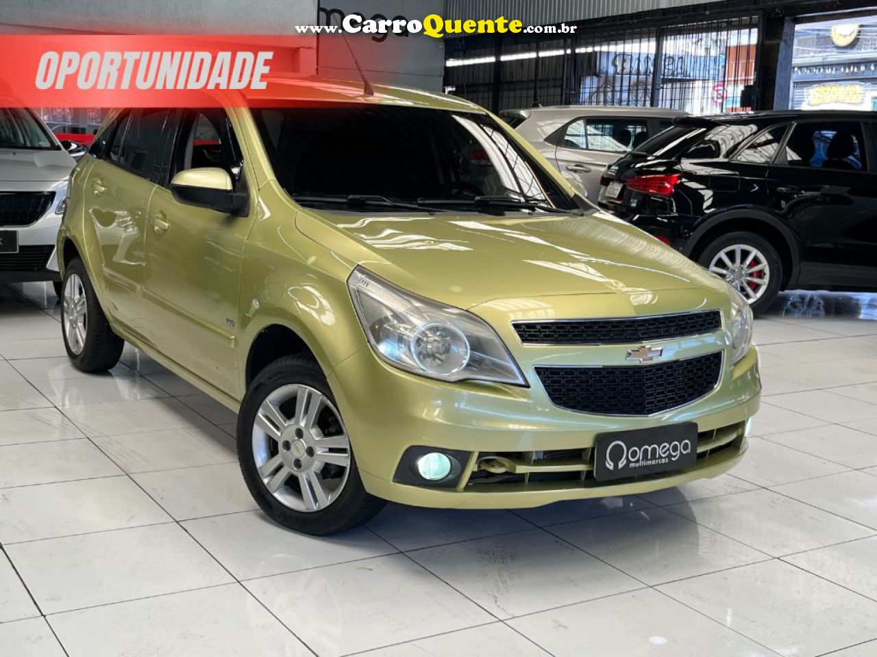 CHEVROLET   AGILE LTZ 1.4 MPFI 8V FLEXPOWER 5P   AMARELO 2010 1.4 FLEX - Loja
