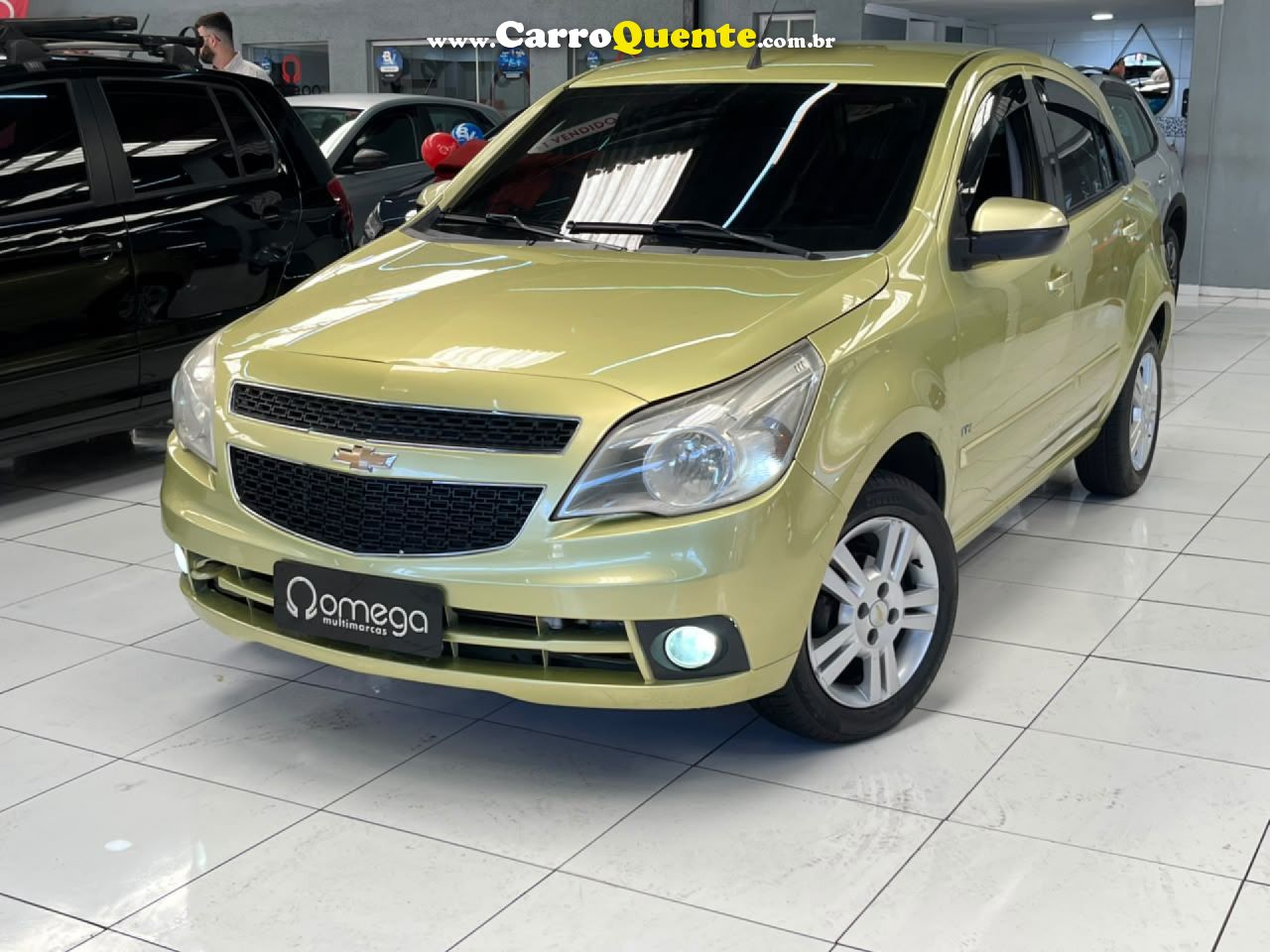 CHEVROLET   AGILE LTZ 1.4 MPFI 8V FLEXPOWER 5P   AMARELO 2010 1.4 FLEX - Loja
