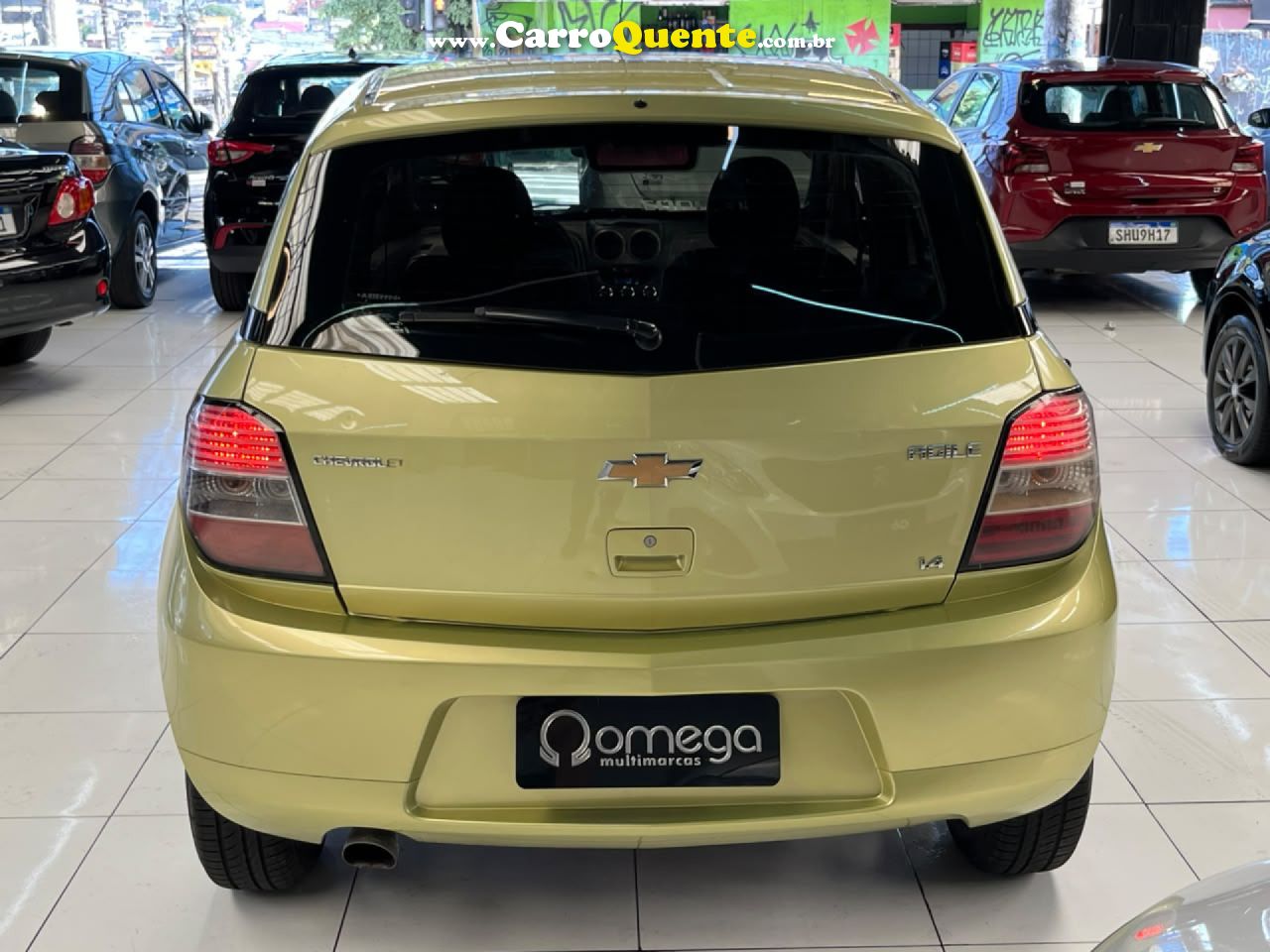 CHEVROLET   AGILE LTZ 1.4 MPFI 8V FLEXPOWER 5P   AMARELO 2010 1.4 FLEX - Loja