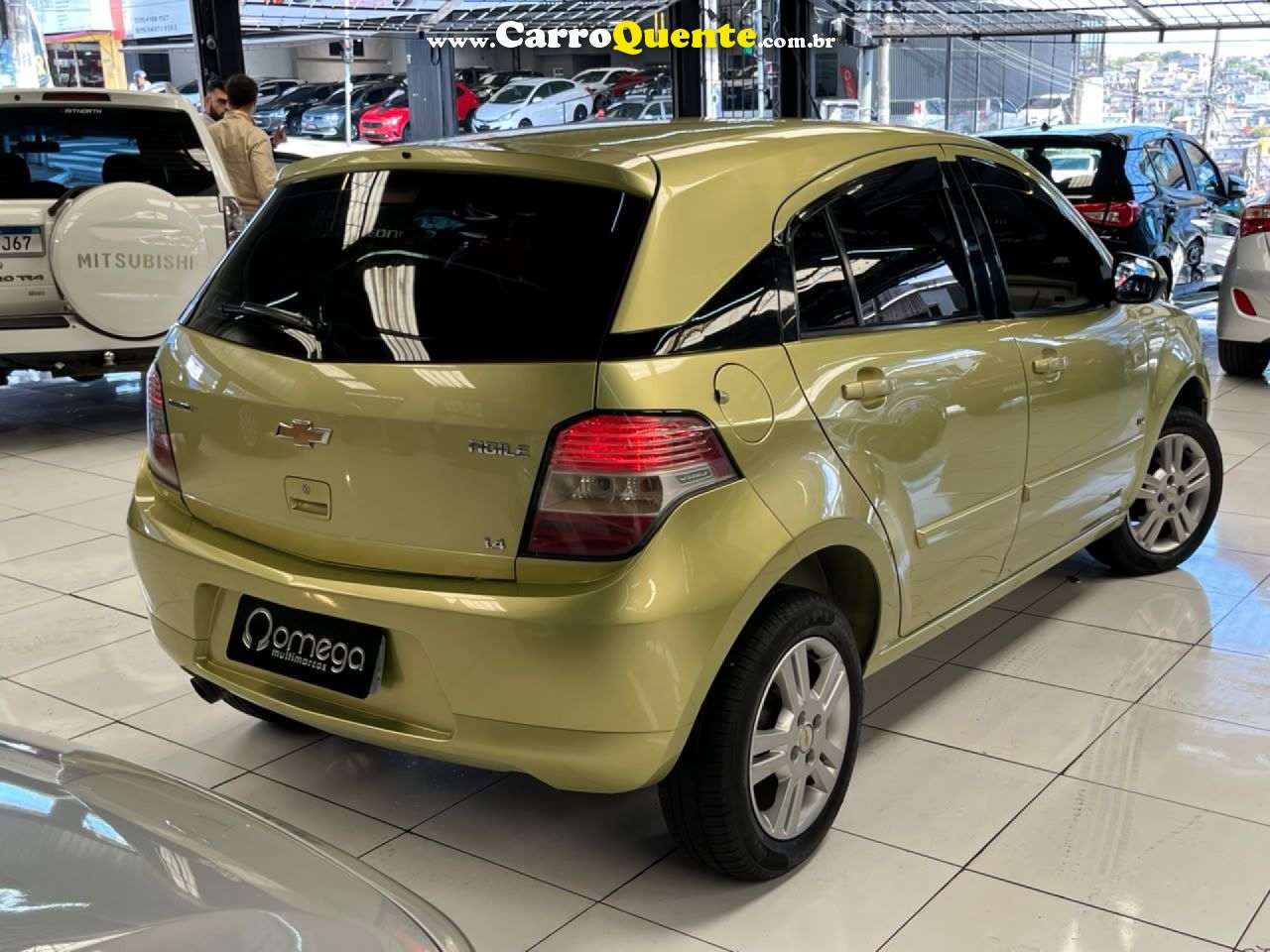 CHEVROLET   AGILE LTZ 1.4 MPFI 8V FLEXPOWER 5P   AMARELO 2010 1.4 FLEX - Loja