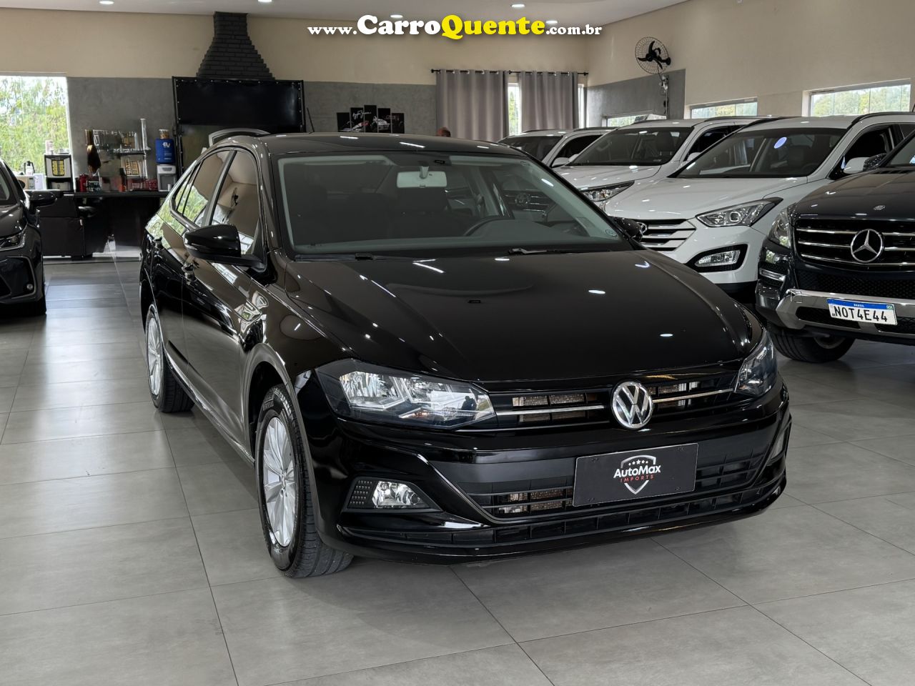VOLKSWAGEN   VIRTUS COMFORT. 200 TSI 1.0 FLEX 12V AUT   PRETO 2022 1.0 FLEX - Loja