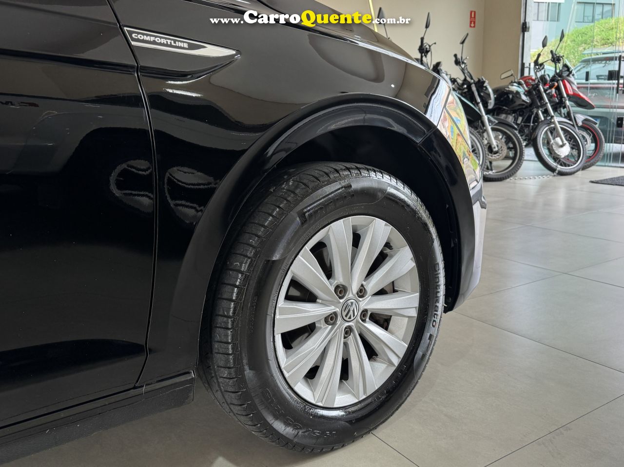 VOLKSWAGEN   VIRTUS COMFORT. 200 TSI 1.0 FLEX 12V AUT   PRETO 2022 1.0 FLEX - Loja