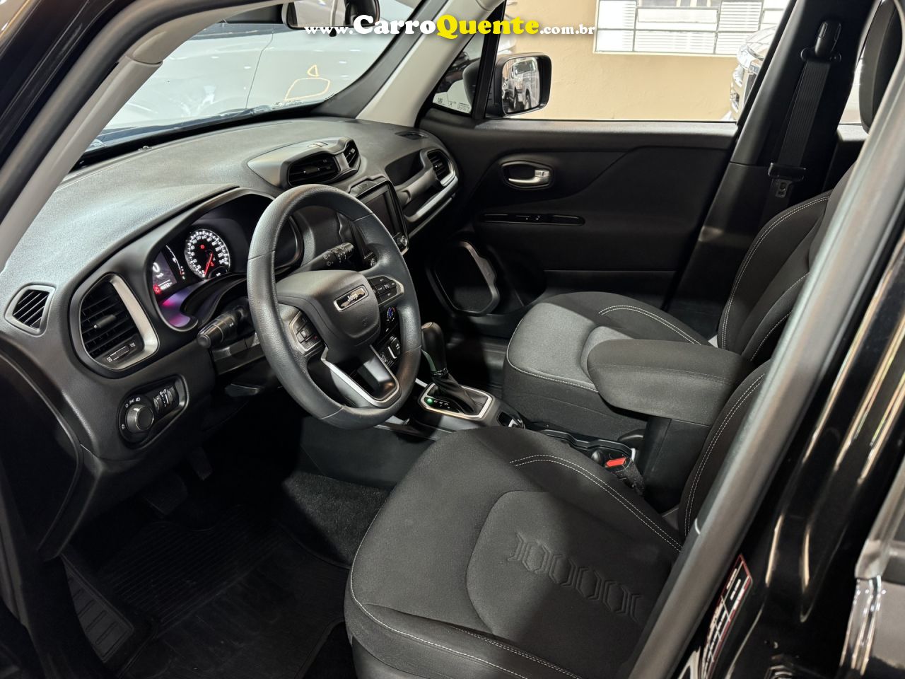 JEEP   RENEGADE SPORT T270 1.3 TB 4X2 FLEX AUT.   PRETO 2025 1.3 FLEX - Loja