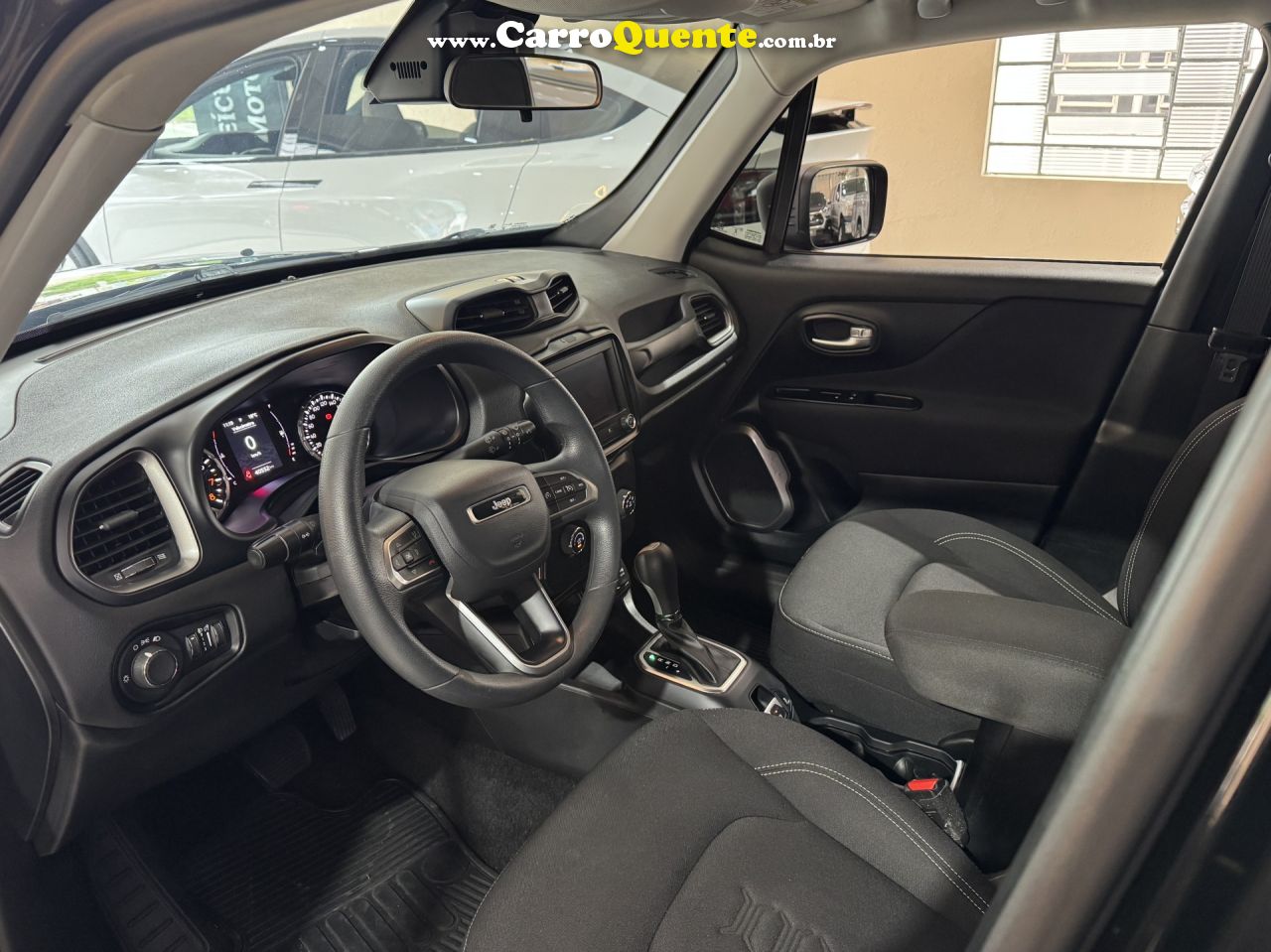 JEEP   RENEGADE SPORT T270 1.3 TB 4X2 FLEX AUT.   PRETO 2025 1.3 FLEX - Loja