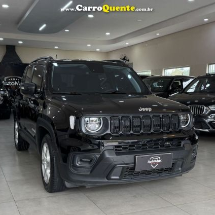 JEEP   RENEGADE SPORT T270 1.3 TB 4X2 FLEX AUT.   PRETO 2025 1.3 FLEX