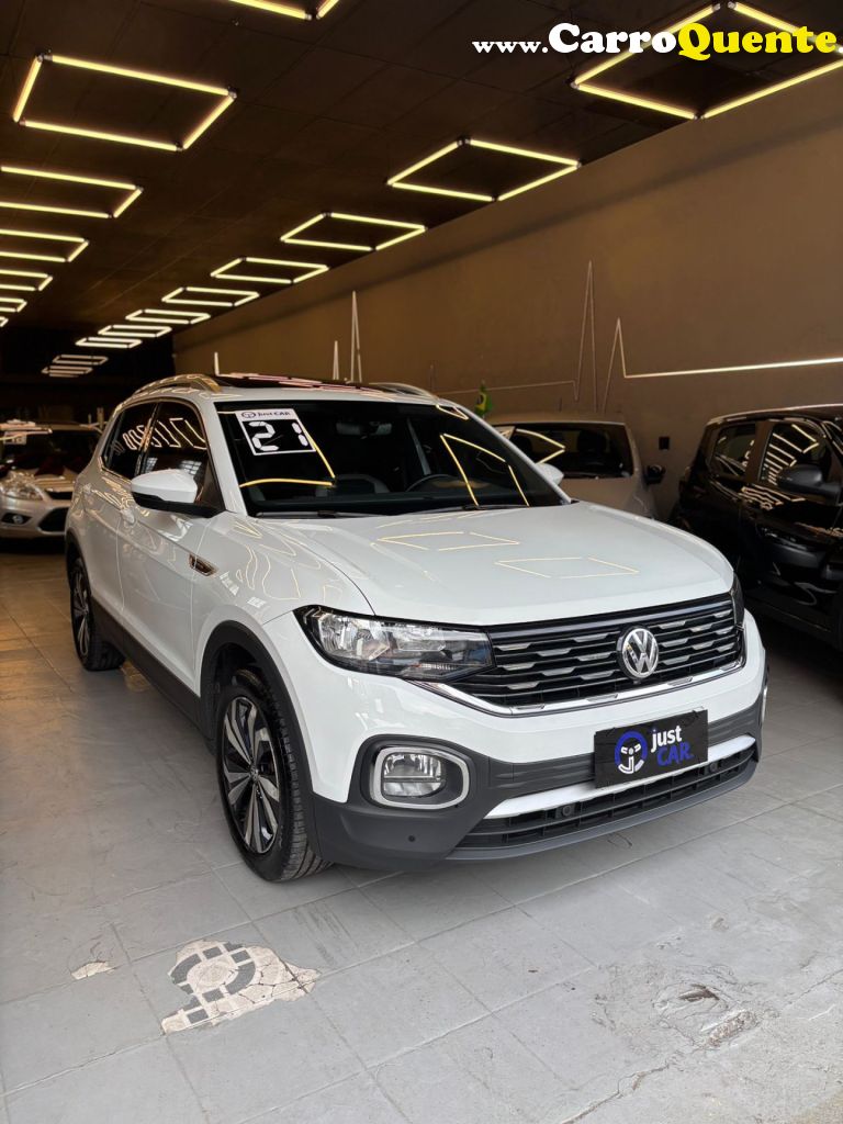 VOLKSWAGEN   T-CROSS HIG. 250 TSI 1.4 FLEX 16V 5P AUT   BRANCO 2021 1.4 FLEX - Loja