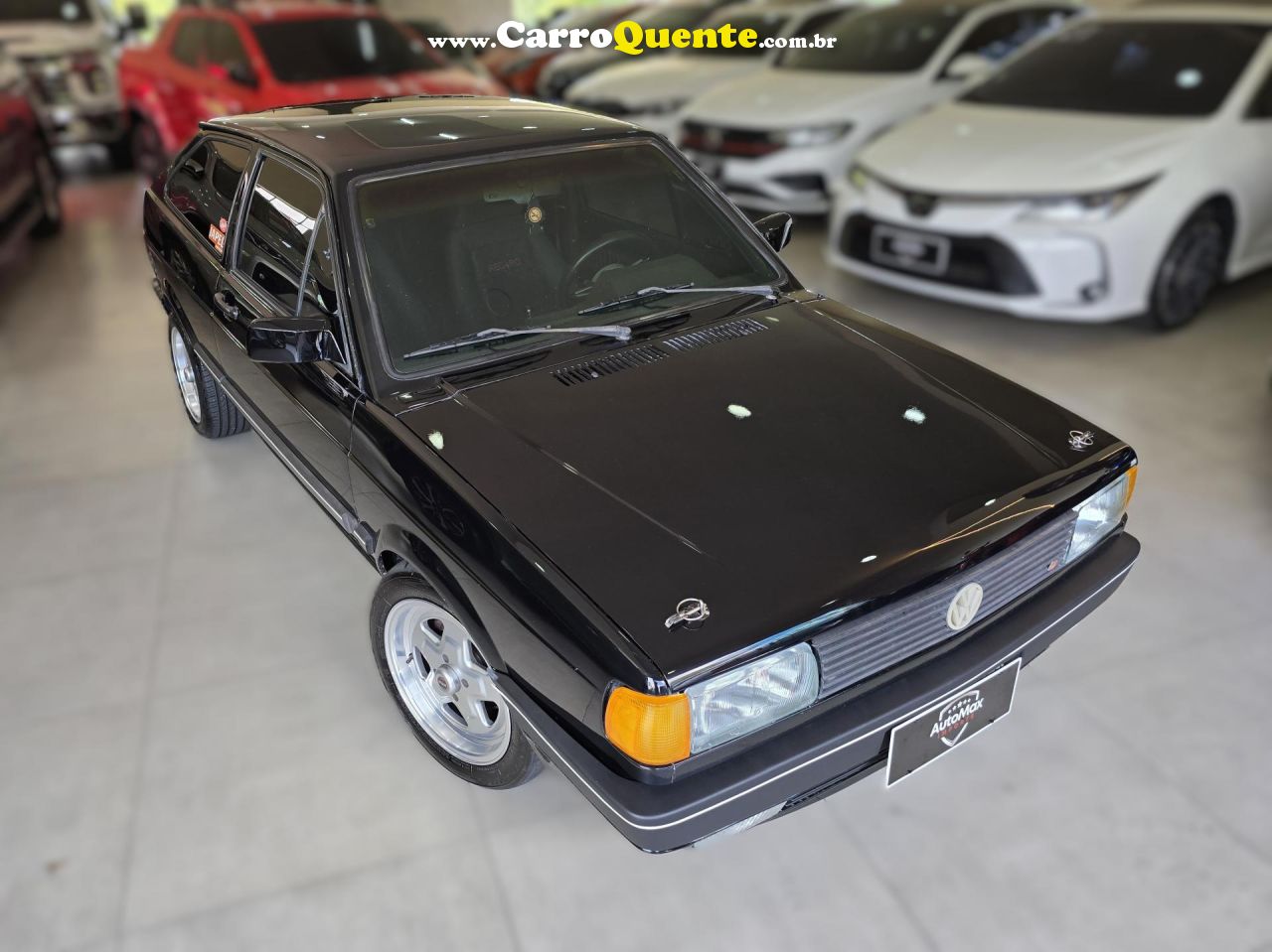 VOLKSWAGEN   GOL CLI  CL COPA STONES 1.6   PRETO 1992 1.6 GASOLINA - Loja