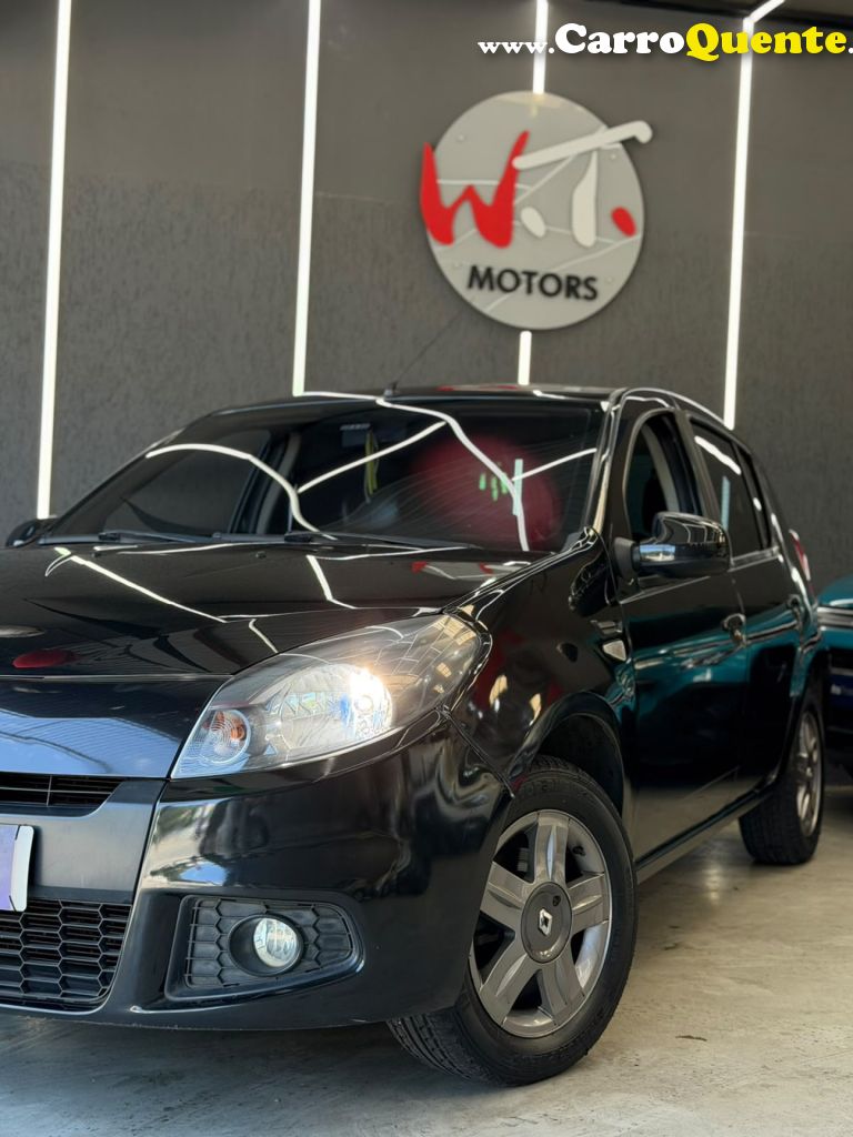 RENAULT   SANDERO EXPRESSION HI-FLEX 1.0 16V 5P   PRETO 2014 1.0 GASOLINA - Loja