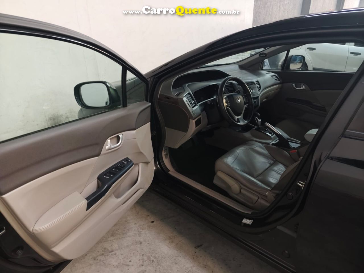 HONDA   CIVIC SEDAN LXR 2.0 FLEXONE 16V AUT. 4P   PRETO 2014 2.0 FLEX - Loja