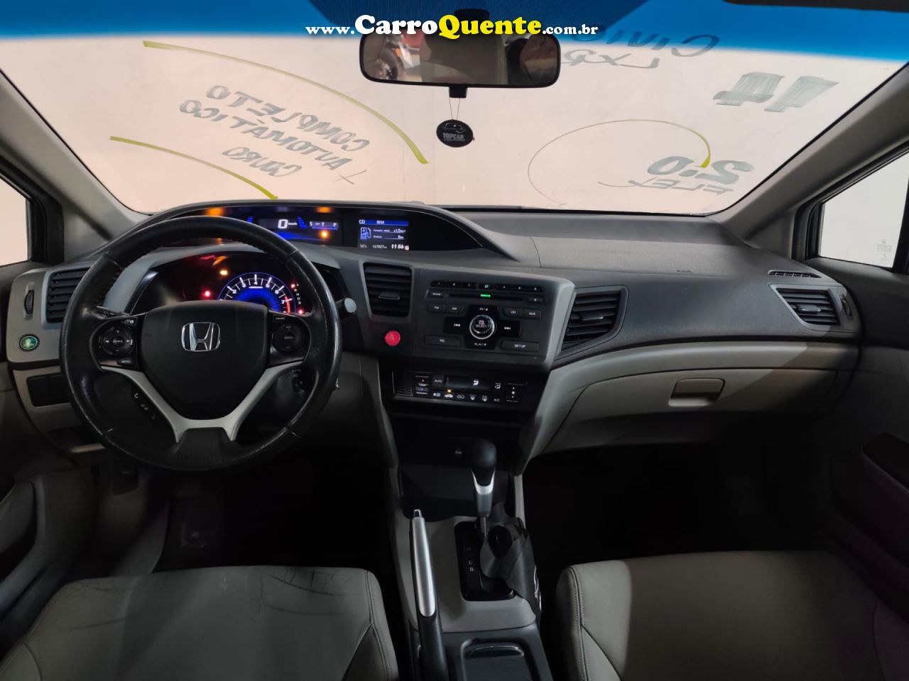 HONDA   CIVIC SEDAN LXR 2.0 FLEXONE 16V AUT. 4P   PRETO 2014 2.0 FLEX - Loja