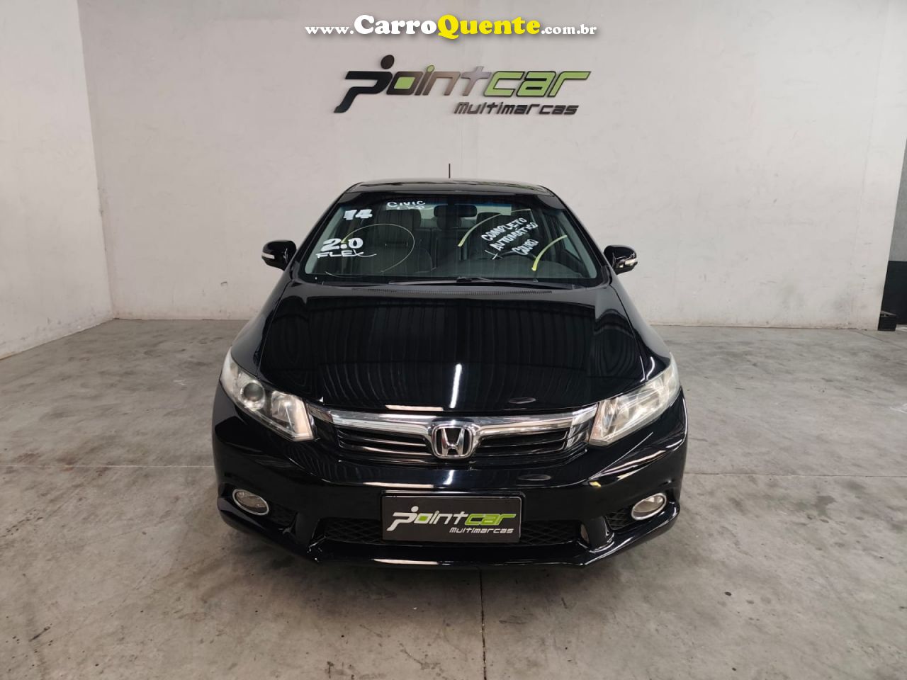 HONDA   CIVIC SEDAN LXR 2.0 FLEXONE 16V AUT. 4P   PRETO 2014 2.0 FLEX - Loja