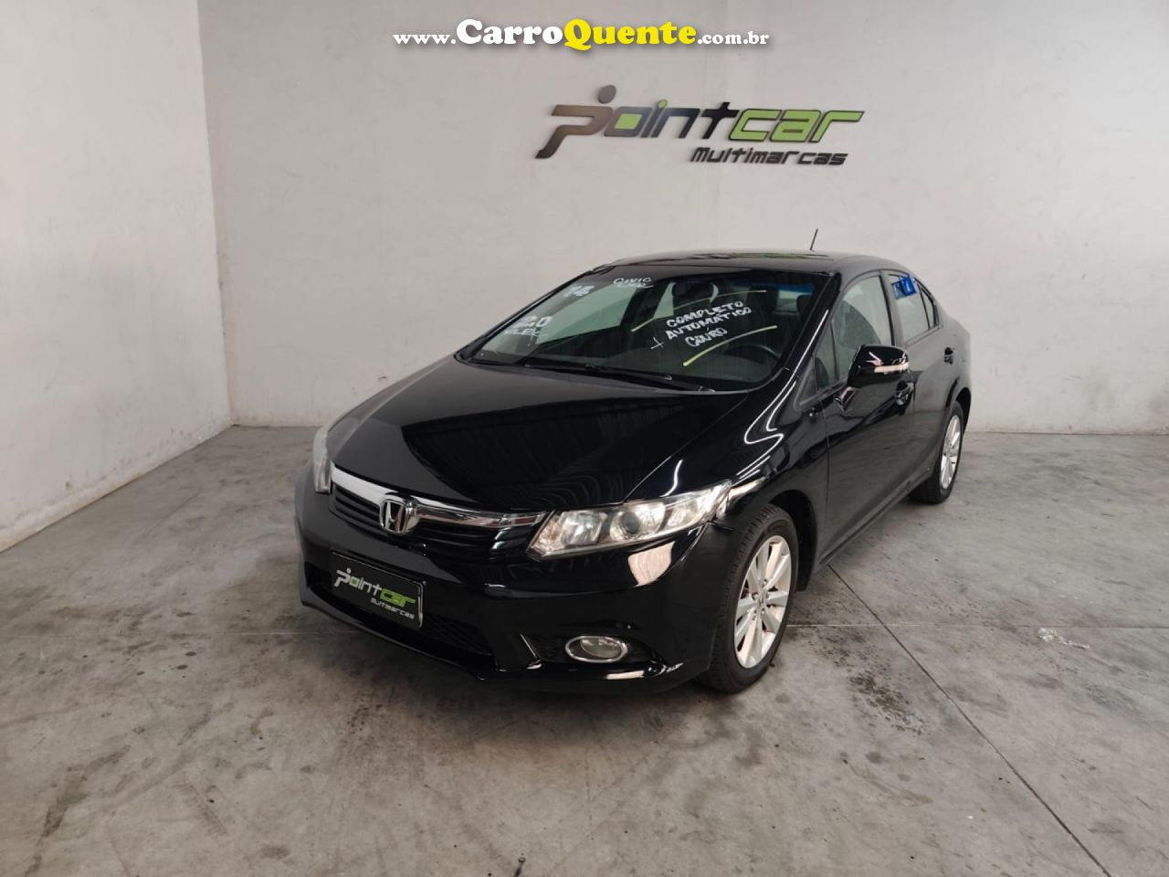 HONDA   CIVIC SEDAN LXR 2.0 FLEXONE 16V AUT. 4P   PRETO 2014 2.0 FLEX - Loja