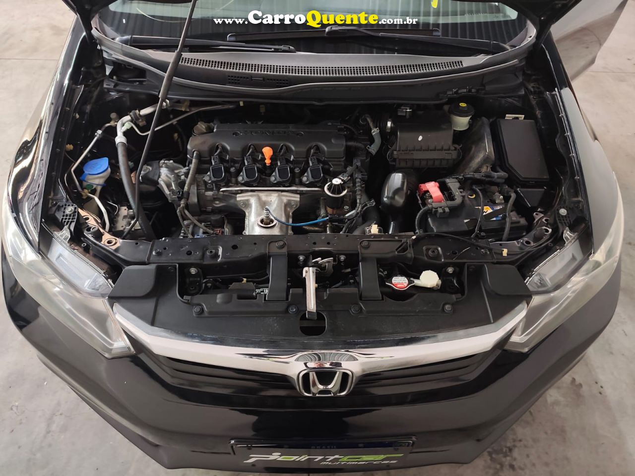 HONDA   CIVIC SEDAN LXR 2.0 FLEXONE 16V AUT. 4P   PRETO 2014 2.0 FLEX - Loja