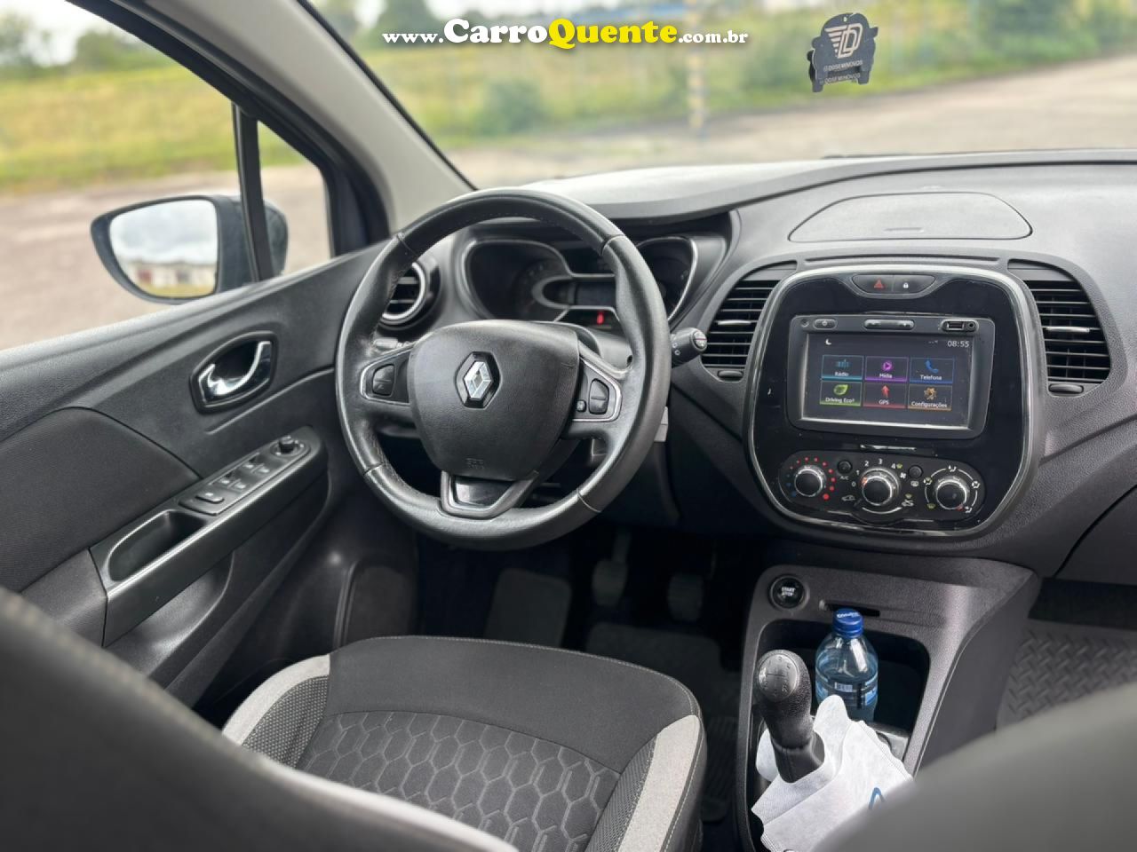 RENAULT   CAPTUR ZEN 1.6 16V FLEX 5P MEC.   CINZA 2018 1.6 FLEX - Loja