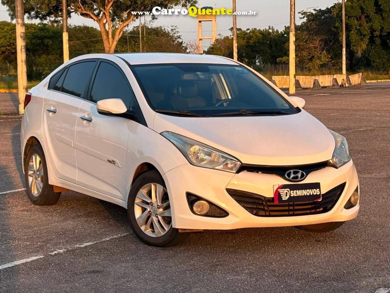 HYUNDAI   HB20S PREMIUM 1.6 FLEX 16V AUT. 4P   BRANCO 2015 1.6 FLEX - Loja