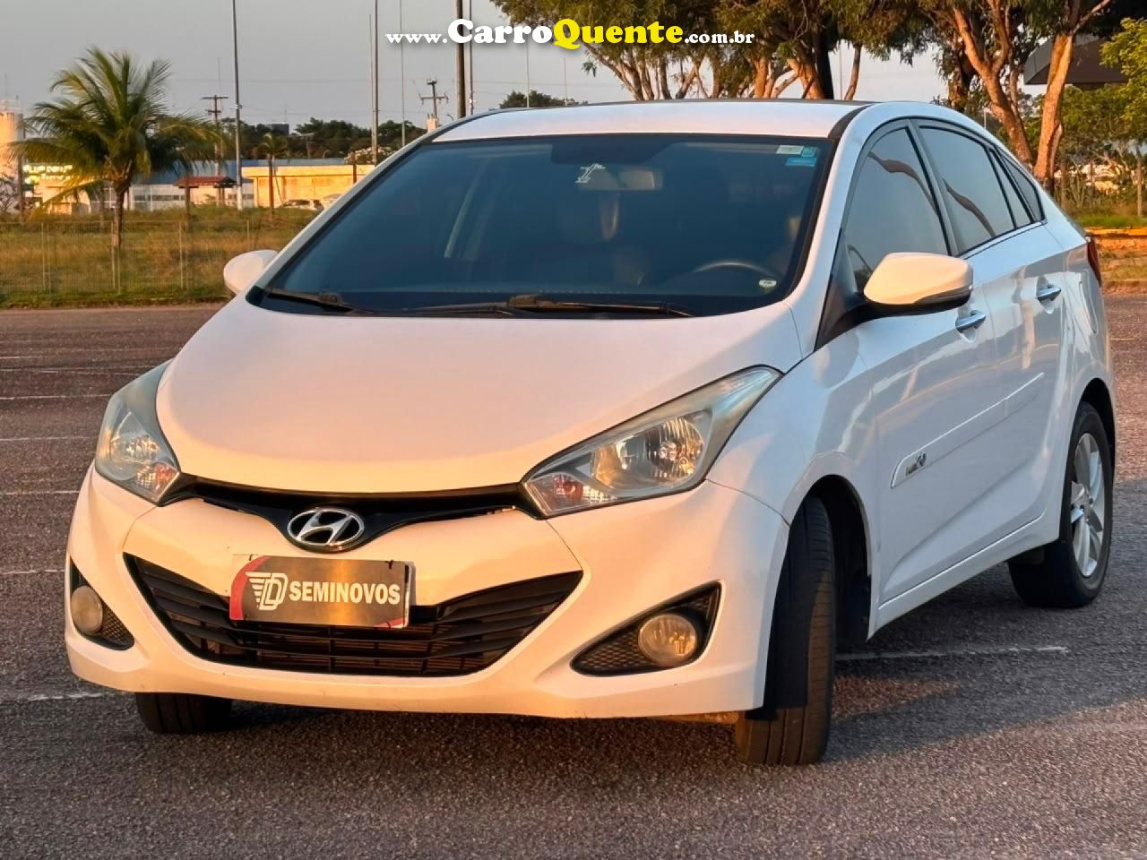 HYUNDAI   HB20S PREMIUM 1.6 FLEX 16V AUT. 4P   BRANCO 2015 1.6 FLEX - Loja