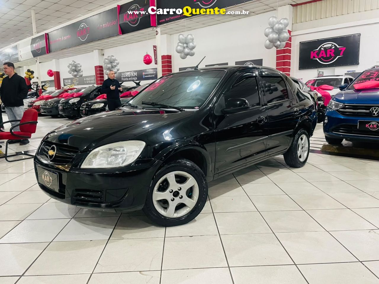 CHEVROLET   PRISMA SED. JOY 1.4 8V ECONOFLEX 4P   PRETO 2008 1.4 GASOLINA - Loja