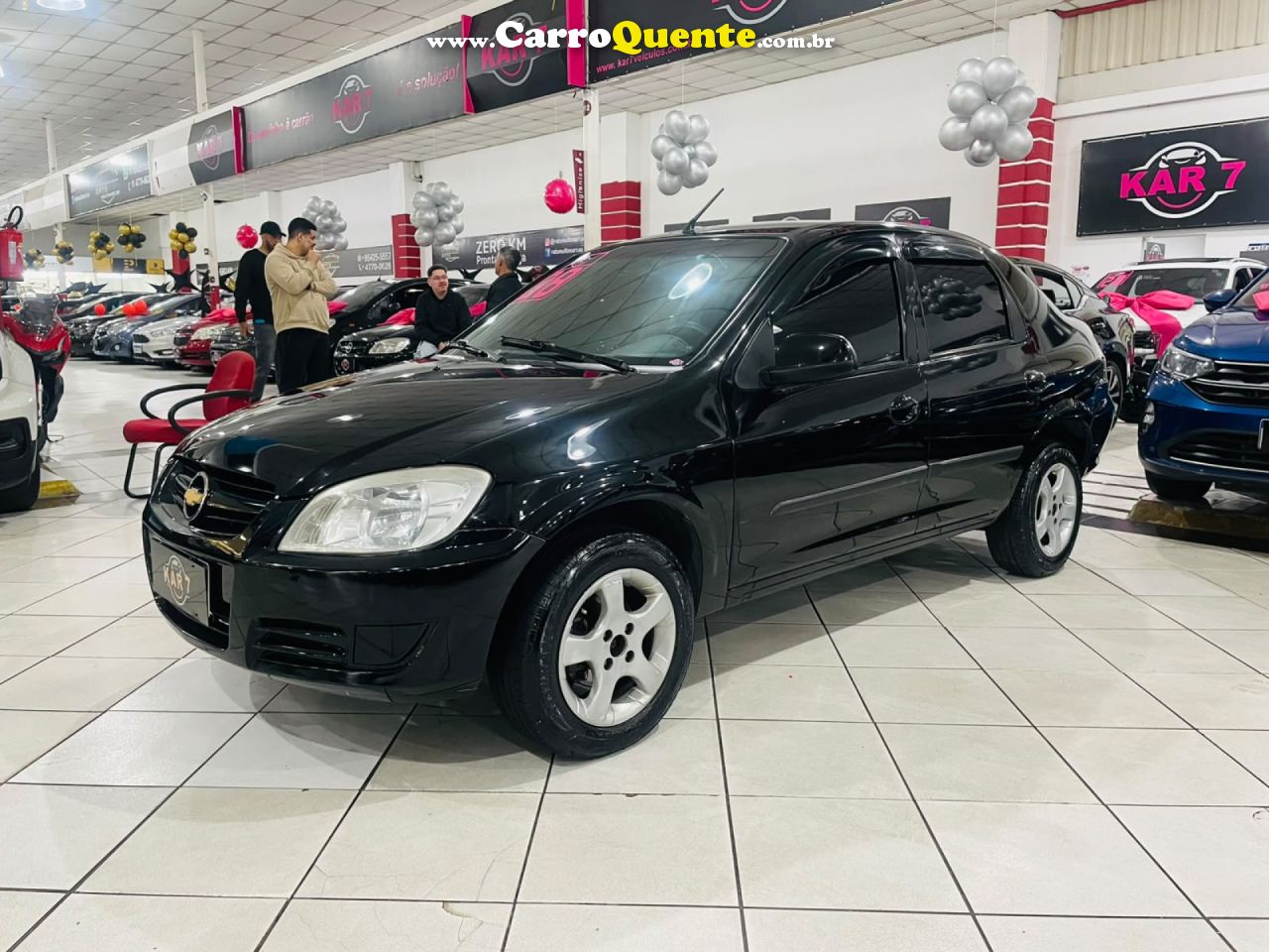 CHEVROLET   PRISMA SED. JOY 1.4 8V ECONOFLEX 4P   PRETO 2008 1.4 GASOLINA - Loja
