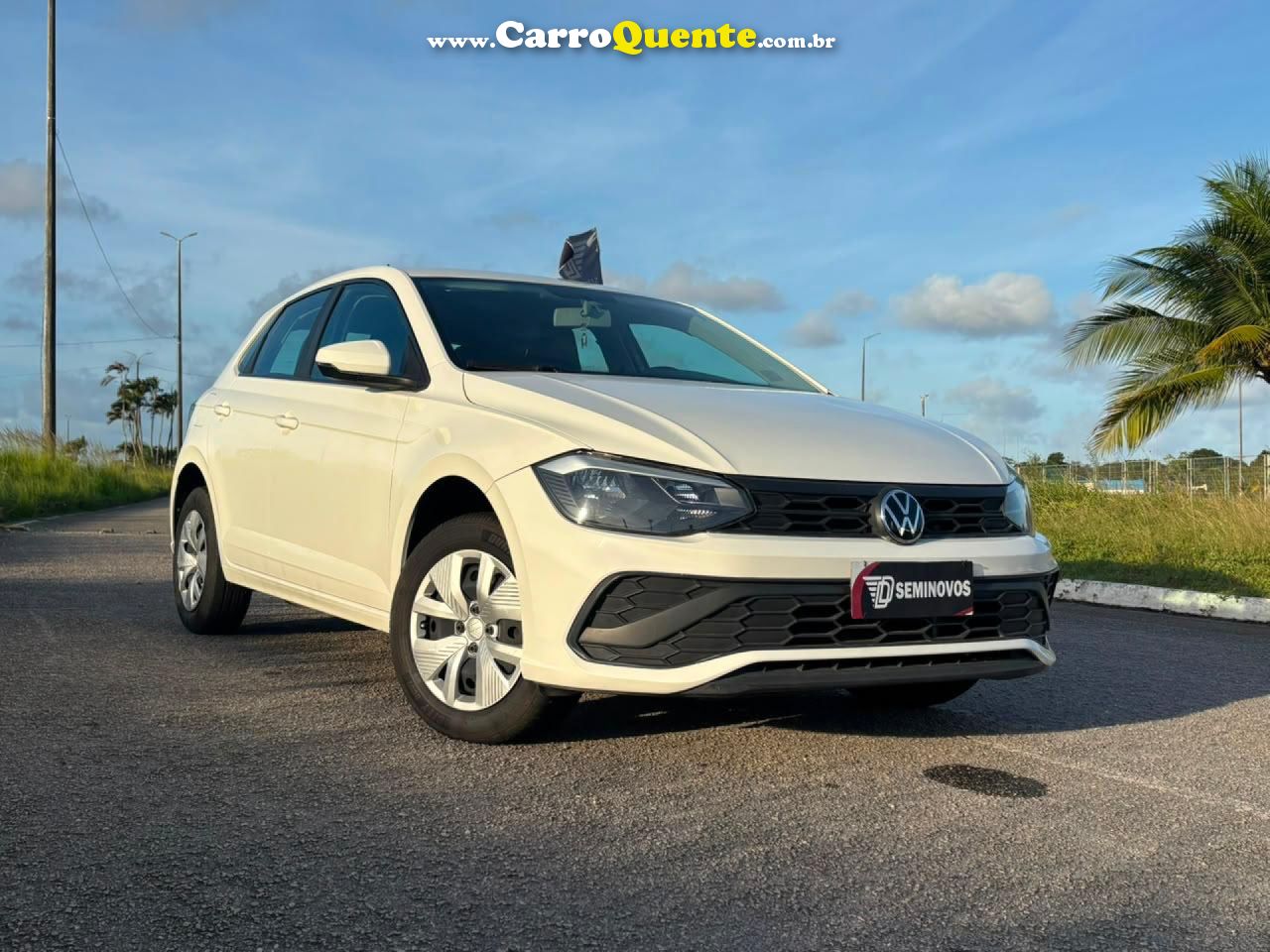 VOLKSWAGEN   POLO TRACK 1.0 FLEX 12V 5P   BRANCO 2025 1.0 FLEX - Loja