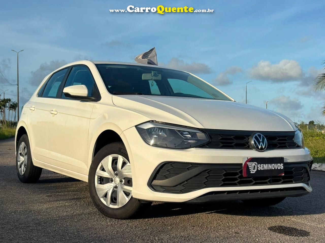 VOLKSWAGEN   POLO TRACK 1.0 FLEX 12V 5P   BRANCO 2025 1.0 FLEX - Loja