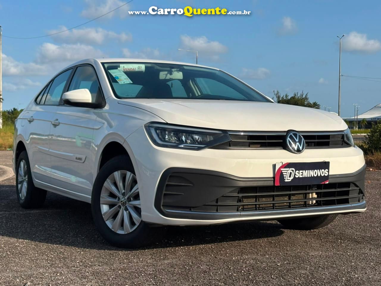 VOLKSWAGEN   VIRTUS TSI 1.0 FLEX 12V 4P MEC.   BRANCO 2024 1.0 FLEX - Loja