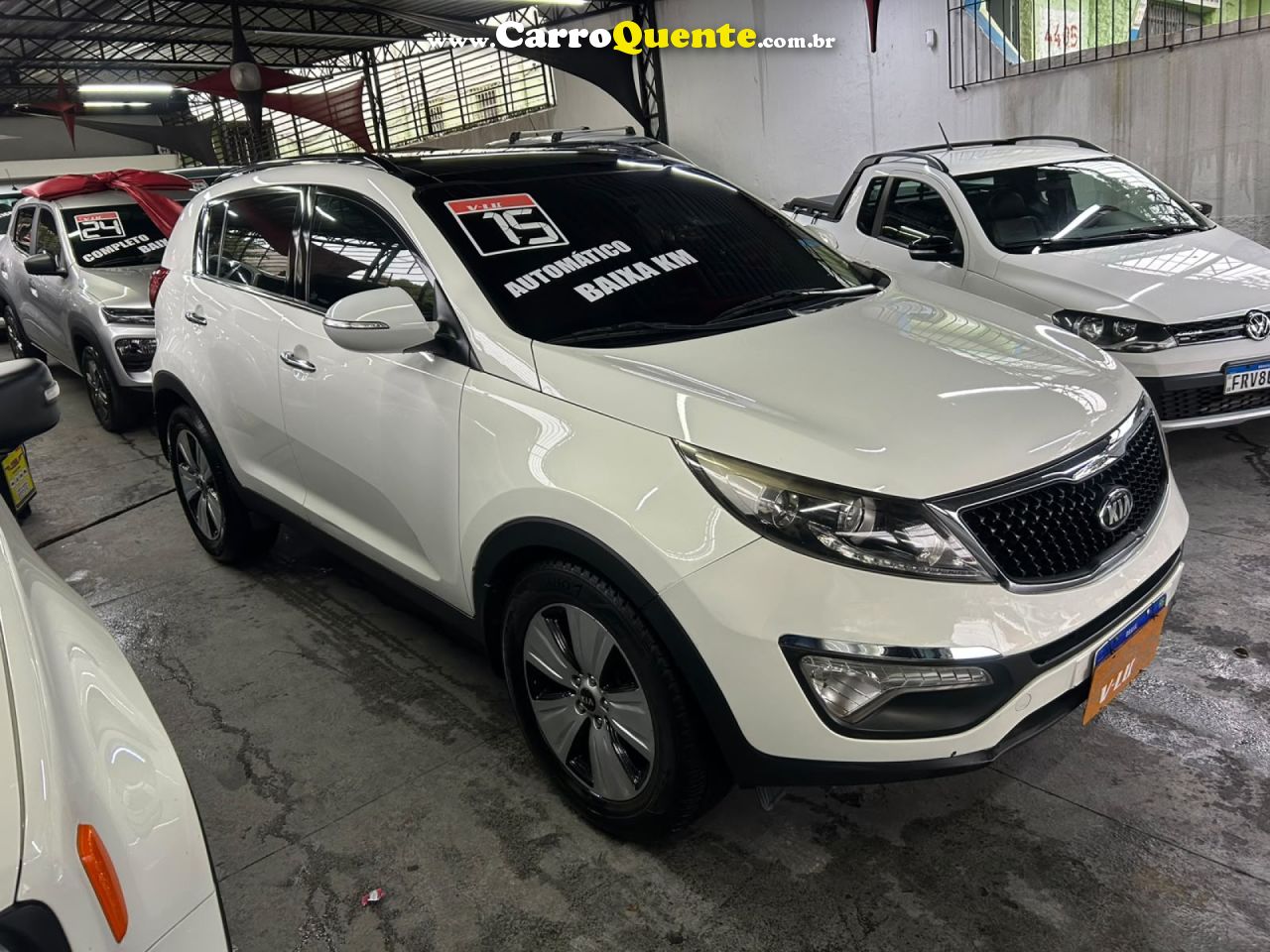 KIA   SPORTAGE EX 2.0 16V 2.0 16V FLEX AUT.   BRANCO 2015 2.0 FLEX - Loja