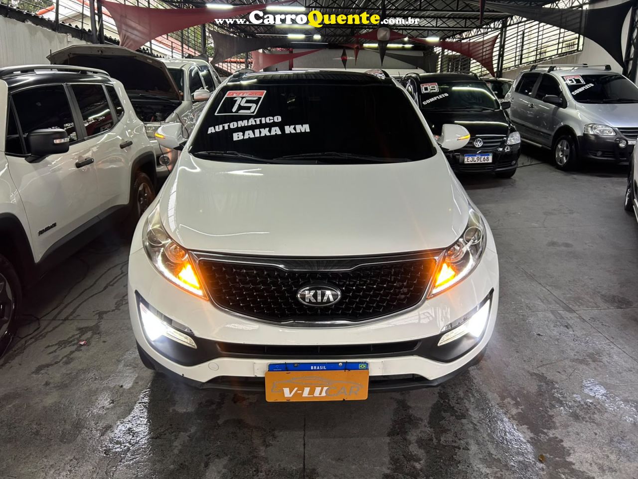 KIA   SPORTAGE EX 2.0 16V 2.0 16V FLEX AUT.   BRANCO 2015 2.0 FLEX - Loja