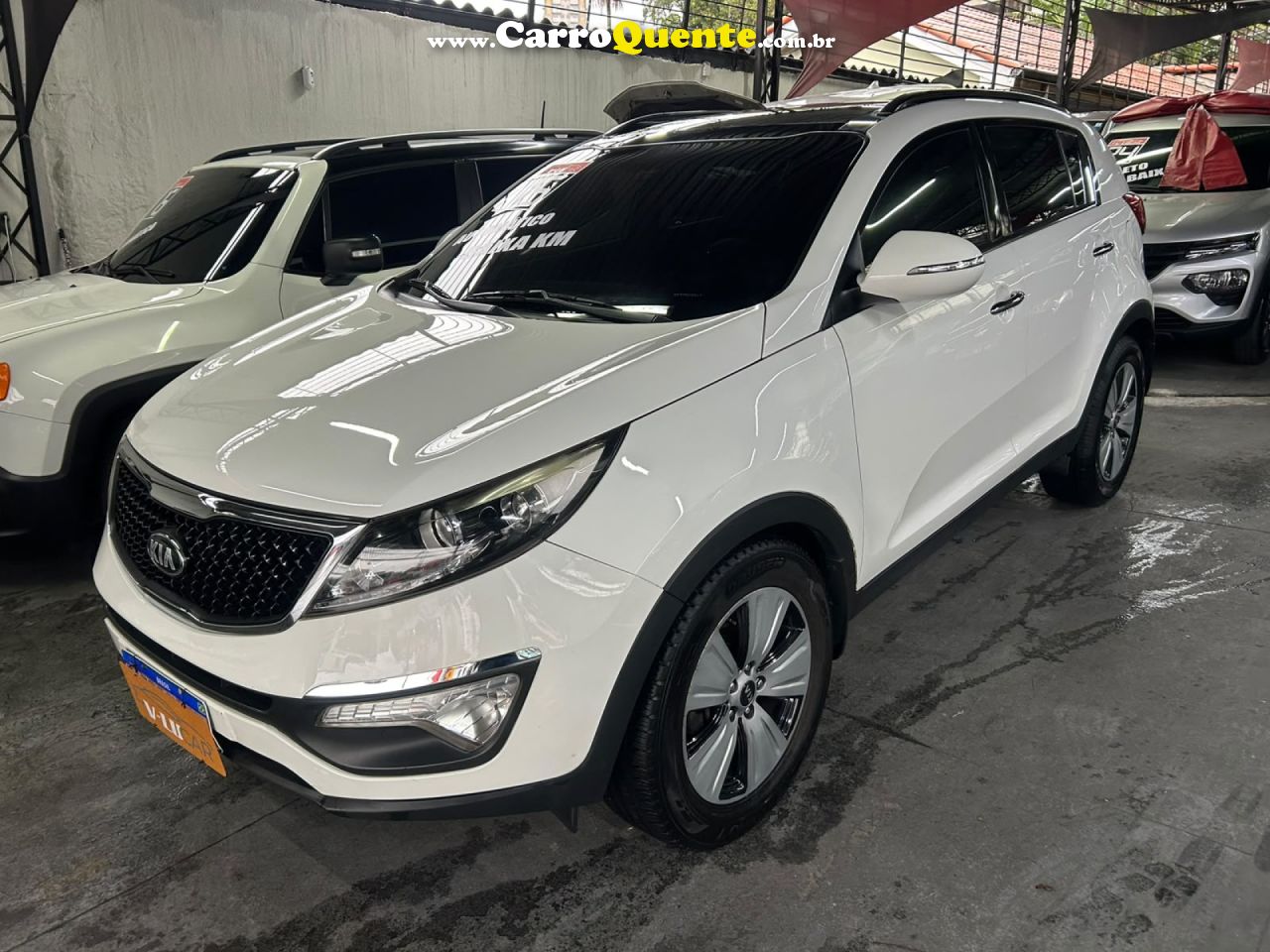 KIA   SPORTAGE EX 2.0 16V 2.0 16V FLEX AUT.   BRANCO 2015 2.0 FLEX - Loja