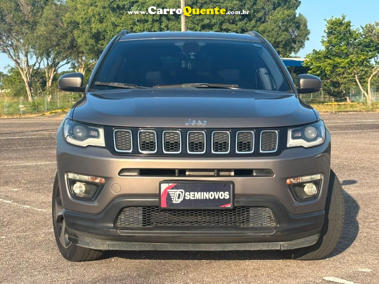 JEEP   COMPASS LONGITUDE 2.0 4X2 FLEX 16V AUT.   CINZA 2018 2.0 FLEX - Loja